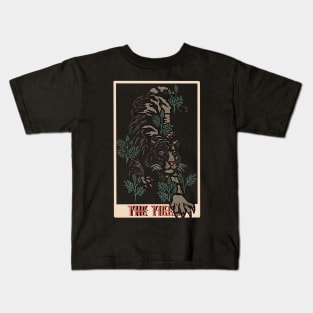 Tiger and roses Kids T-Shirt